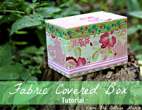 no sew fabric boxes